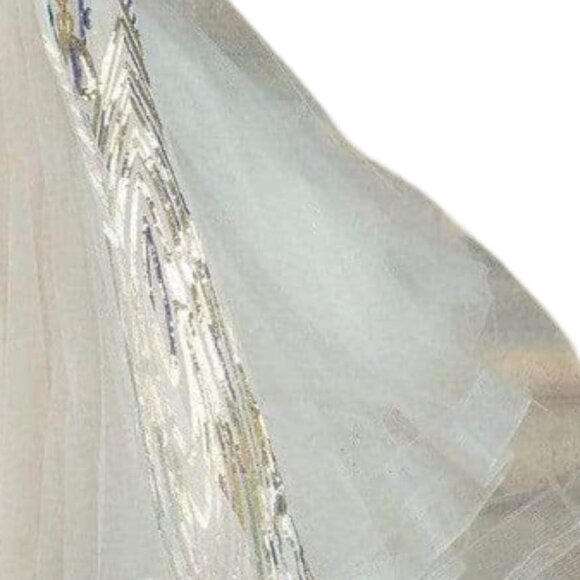 NWT Dancing Queen 4219  Prom Dresses Champagne Size S - Picture 4 of 9